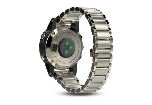 Garmin fenix 5S Sapphire Champagne with metal band-photo 3