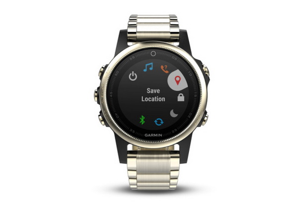 Garmin fenix 5S Sapphire Champagne with metal band-photo 6