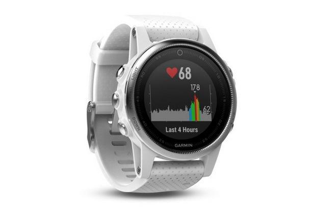 Garmin fenix 5S Silver with Carrara white band-photo 2