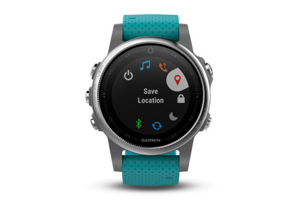 Garmin fenix 5S Silver with turquoise band-photo 3