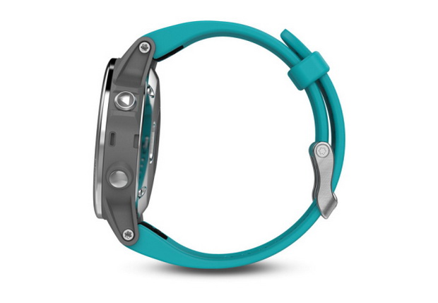 Garmin fenix 5S Silver with turquoise band-photo 5