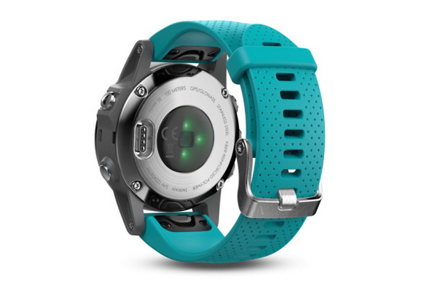 Garmin fenix 5S Silver with turquoise band-photo 6