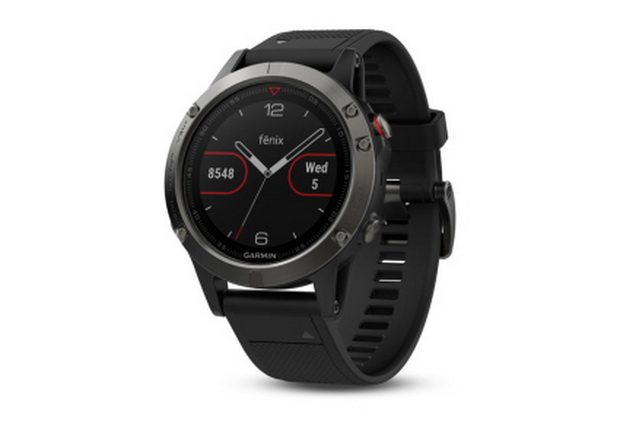 Garmin fenix 5X Sapphire Slate grey with black band-photo 1