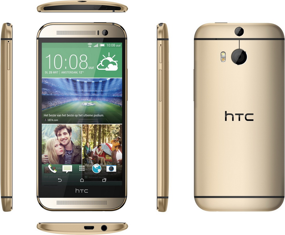 HTC One (M8) Gold- все ракурсы HTC One (M8) Gold- все ракурсы