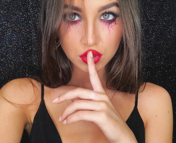 Halloween-макияж иллюзии фото 4