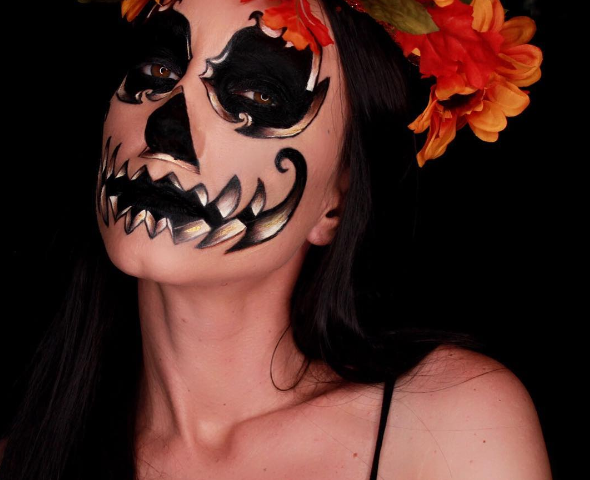 Halloween-макияж иллюзии фото 6