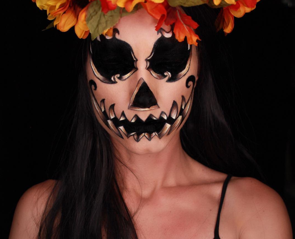 Halloween-макияж иллюзии фото 7