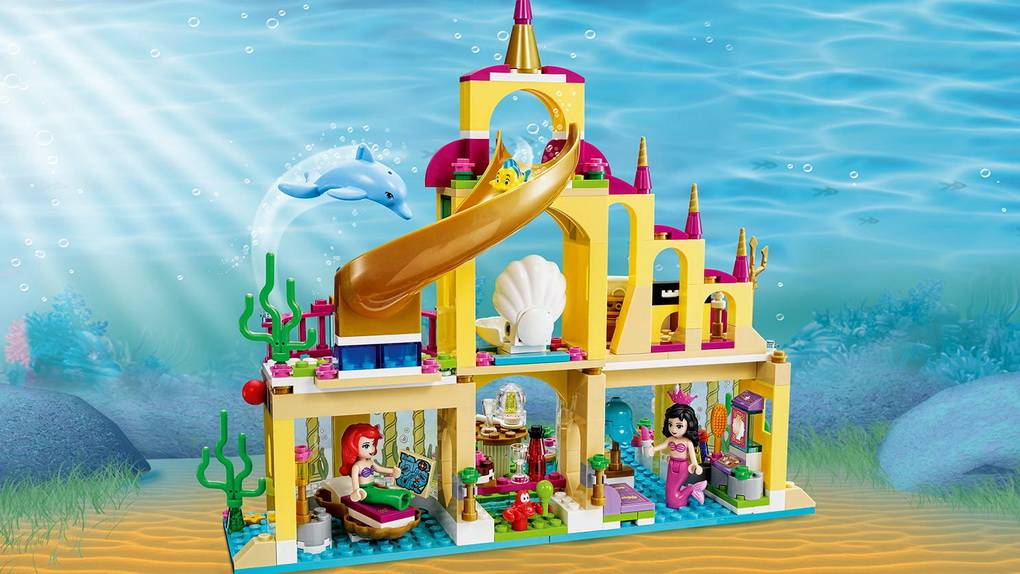 LEGO Disney Princess-подводный дворец русалки Ариэль