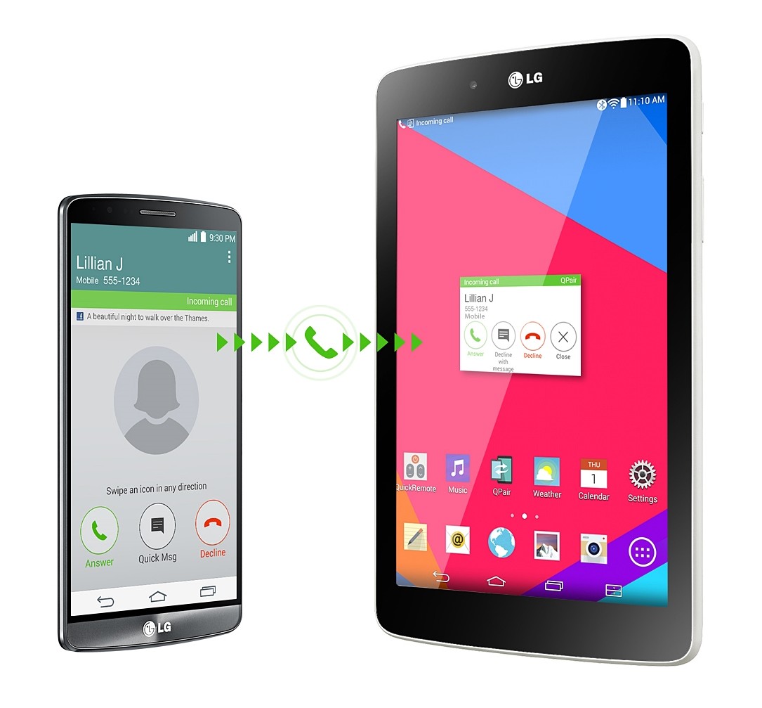 LG G pad QPair 2.0