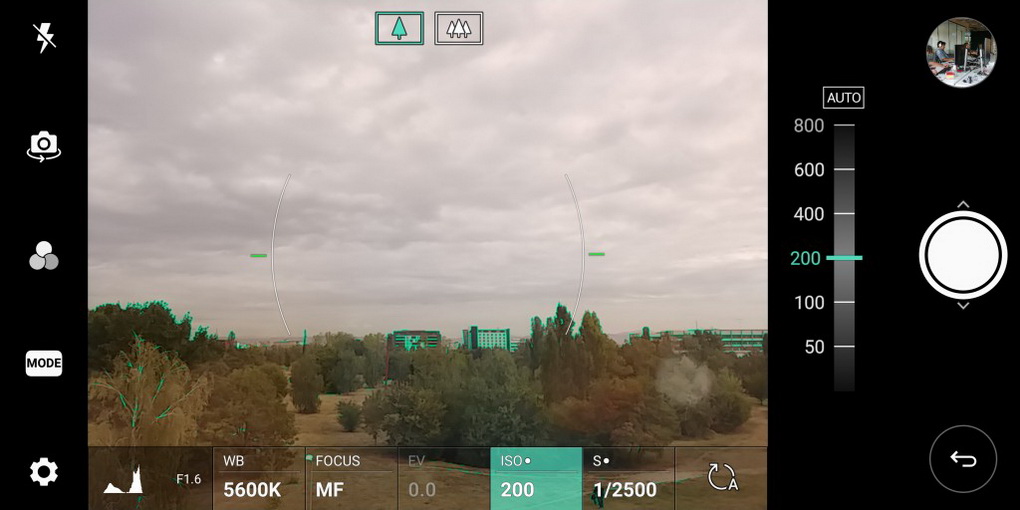LG V30-камера manual mode 5