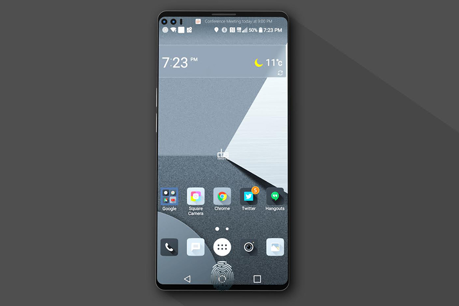 Один из концептов смартфона LG V30, который будет представлен на IFA 2017