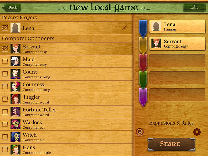 Лучшие настольные игры для iPhone и iPad - Carcassonne (1)