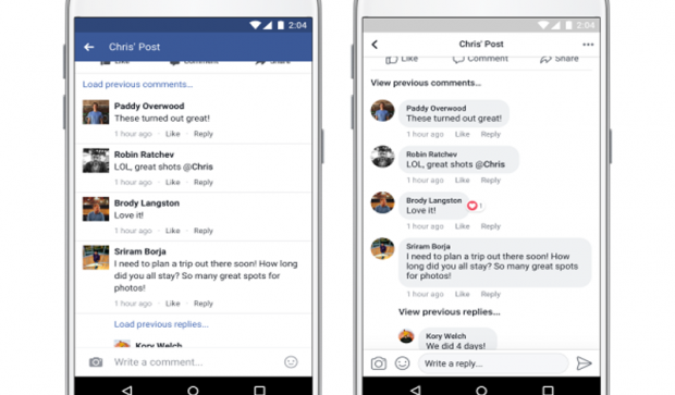 Новый облик Facebook