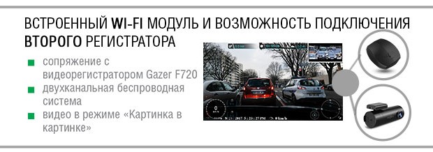 Обзор автомобильного регистратора Gazer F735g