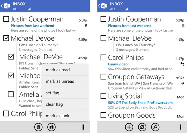 Outlook.com-интерфейс Outlook.com-интерфейс