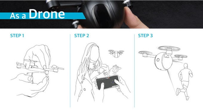 PITTA - модульный дрон, трансформирующийся в 4К экшн-камеру - фото 2