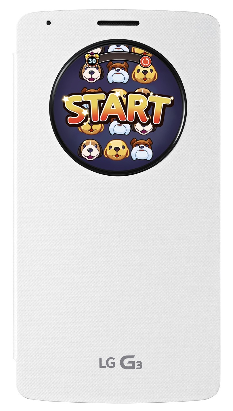 Puppy Pop Game for LG QuickCircle Case 1