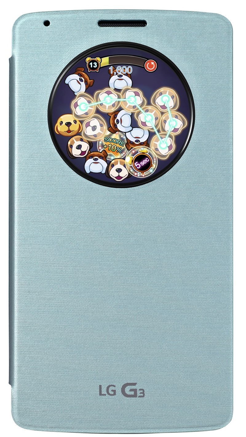Puppy Pop Game for LG QuickCircle Case 2