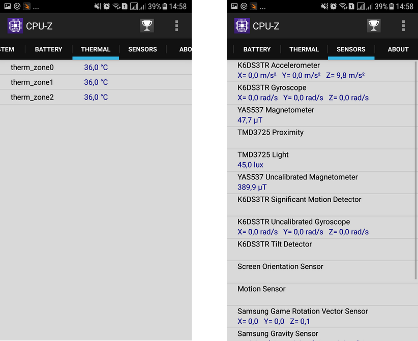 Samsung Galaxy J5 2017-thermal