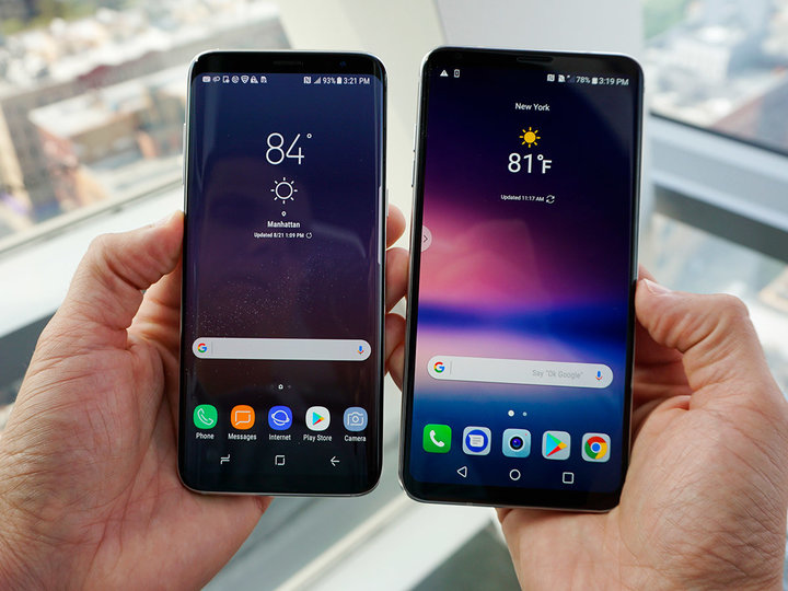 Samsung Galaxy S8 и LG V30-сравнение Samsung Galaxy S8 и LG V30-сравнение