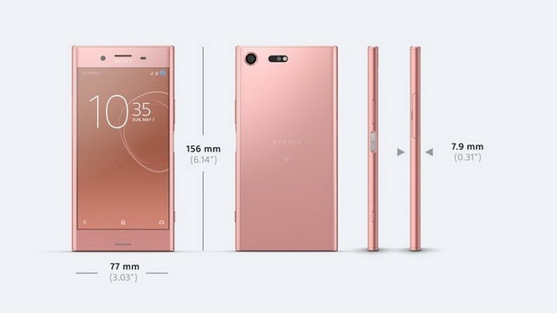 Sony Xperia XZ Premium-размеры корпуса фото 3