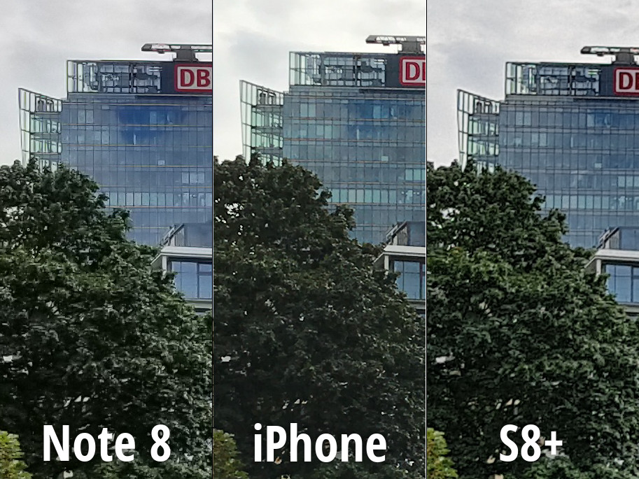 Сравнение камер Samsung Galaxy Note 8, iPhone 7 Plus и Galaxy S8 Plus – сцена 3