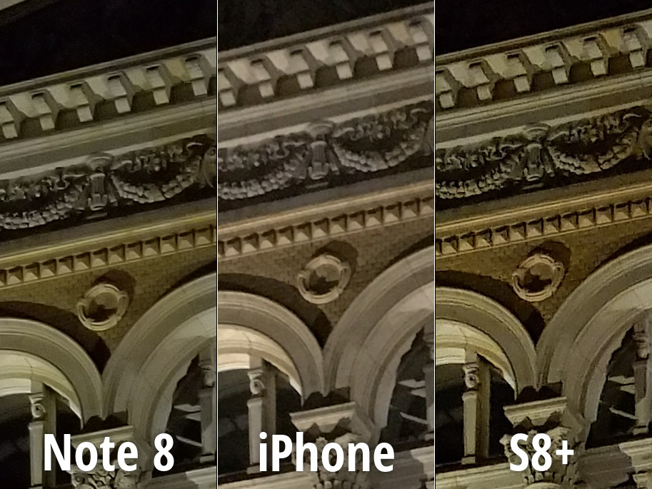 Сравнение камер Samsung Galaxy Note 8, iPhone 7 Plus и Galaxy S8 Plus – сцена 6