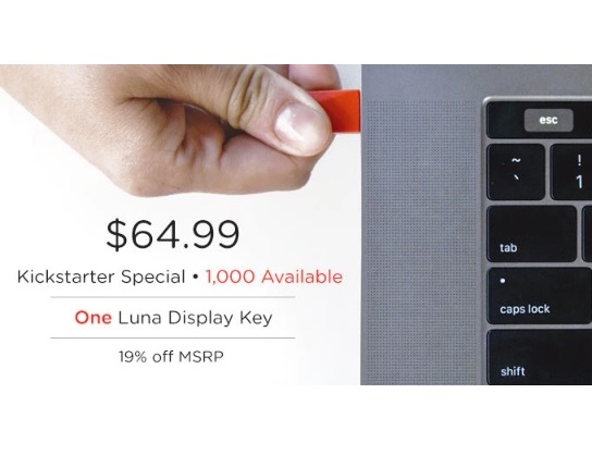 Стартап недели от АЛЛО. Luna Display - превращаем iPad в дисплей для Mac – вариант поставки 1