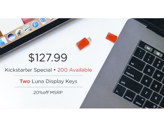 Стартап недели от АЛЛО. Luna Display - превращаем iPad в дисплей для Mac – вариант поставки 2