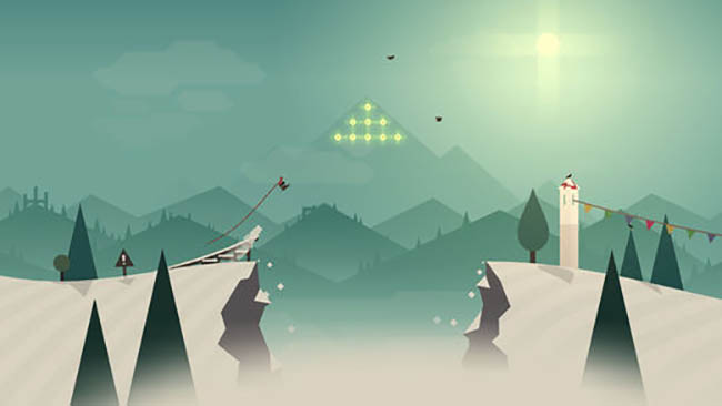 Топ-10 красочных игр для iPhone X - Alto's Adventure (1)