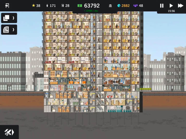 Топ-10 лучших игр и приложений для iOS и Android за апрель 2018 г. - Project Highrise (3)