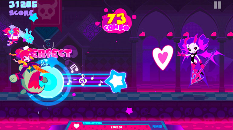 Топ-10 лучших игр и приложений для iOS и Android за июнь 2018 г. - Muse Dash (2)