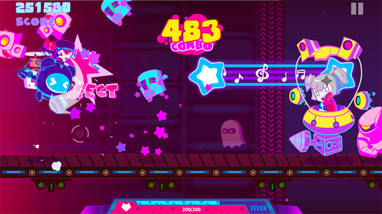 Топ-10 лучших игр и приложений для iOS и Android за июнь 2018 г. - Muse Dash (3)