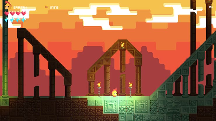 Топ-10 лучших игр и приложений для iOS и Android за июнь 2018 г. - Temple of Spikes (1)