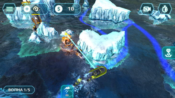 Топ-10 приложений для iOS и Android (1 - 7 января) - Naval Storm TD (4)