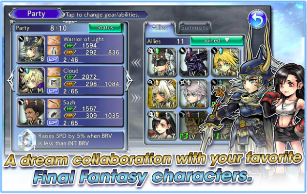 Топ-10 приложений для iOS и Android (29 января - 4 февраля) - DISSIDIA FINAL FANTASY OPERA OMNIA (2)