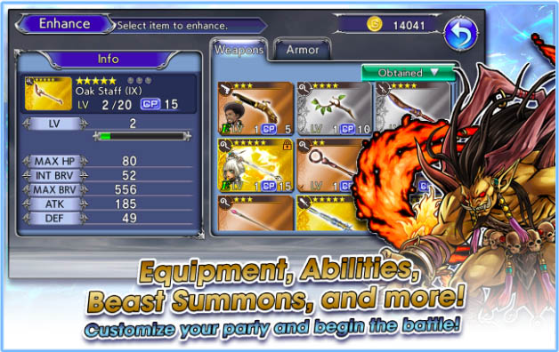 Топ-10 приложений для iOS и Android (29 января - 4 февраля) - DISSIDIA FINAL FANTASY OPERA OMNIA (3)