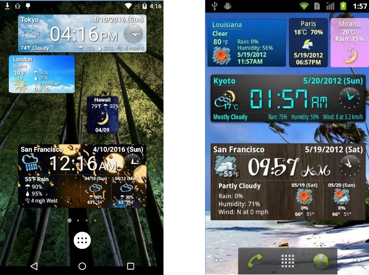 Топ-10 приложений для Android (30 мая - 5 июня) - World Weather Clock Widget 