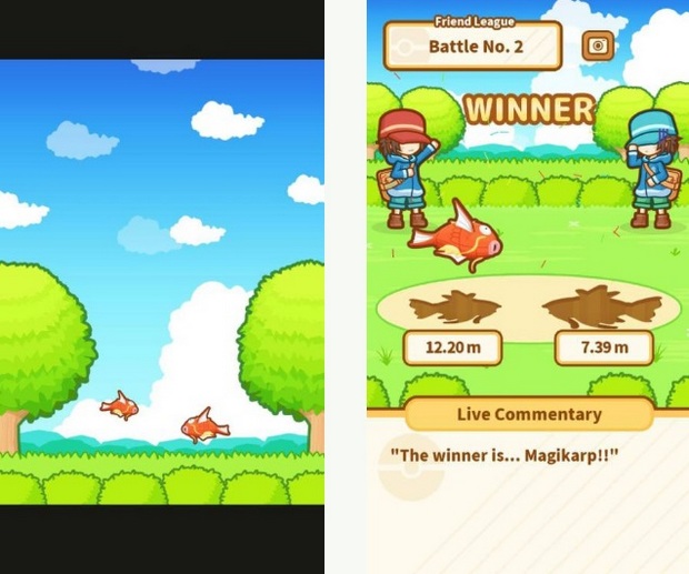 Топ-10 приложений для iOS и Android (22 - 28 мая) - Pokémon. Magikarp Jump (4)