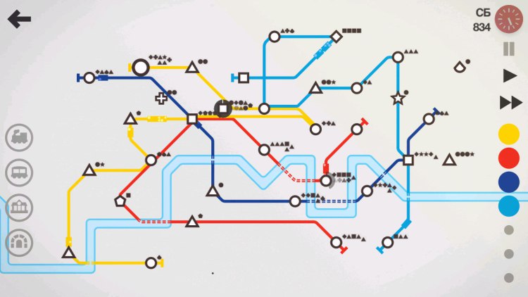Топ-10 приложений для iOS и Android (4 - 10 сентября) - Mini Metro (2)