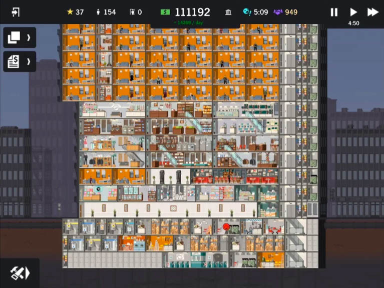 Топ-5 приложений для iOS и Android (9 - 15 апреля) - Project Highrise (2)