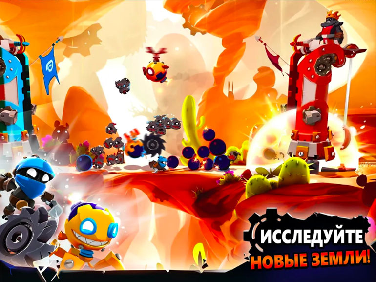 Топ-5 приложений для iOS и Android (15 - 21 октября) - Badland Brawl (3)