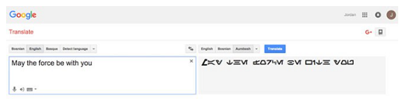 Translate Aurebesh