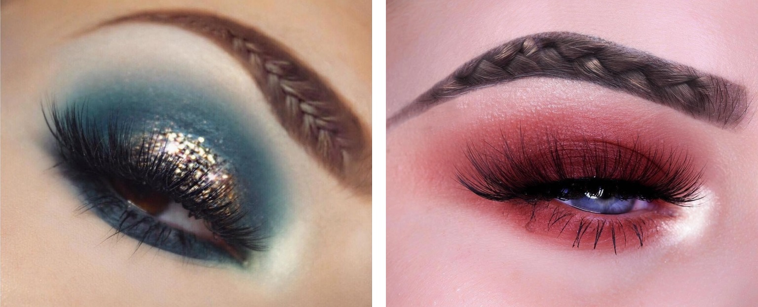 Тренды Instagram-плетеные брови вариант 5