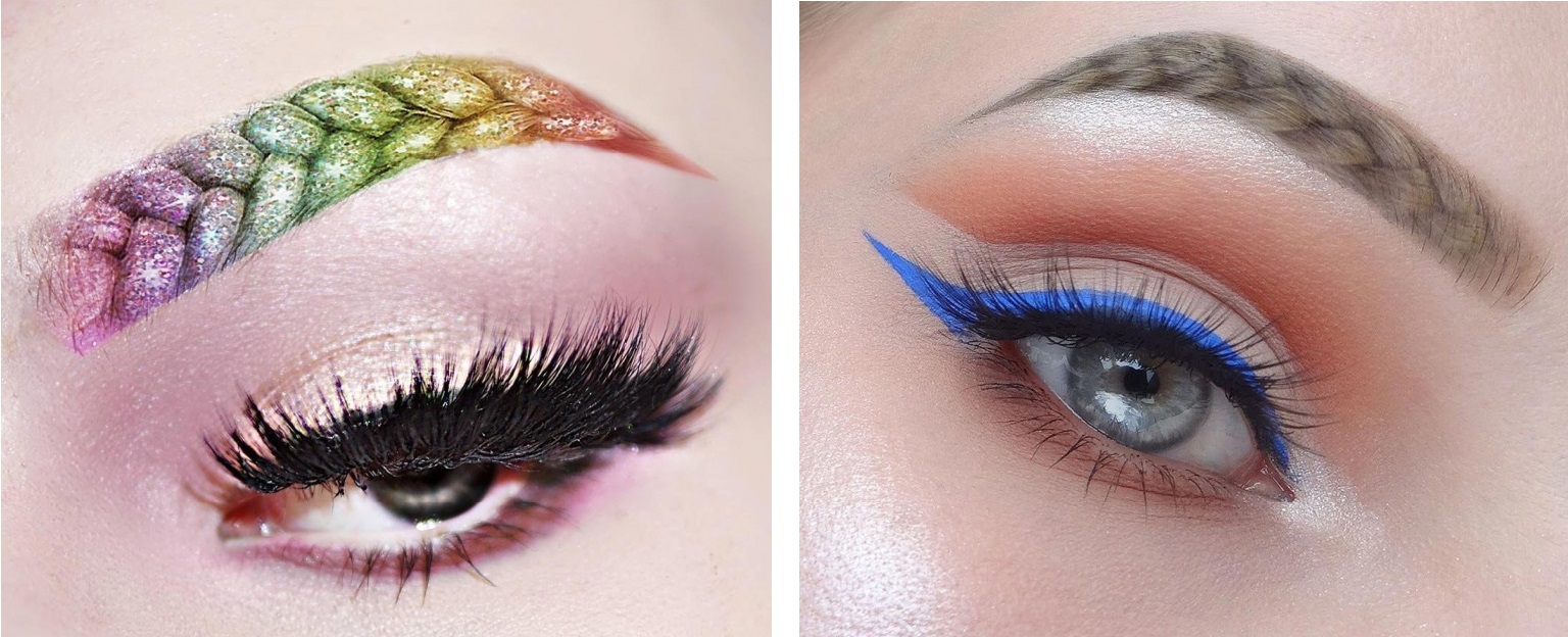 Тренды Instagram-плетеные брови вариант 8