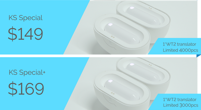 WT2 - Bluetooth-гapнитуpа, которая переводит речь собеседника – вариант 2