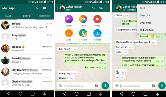 WhatsApp Material Design