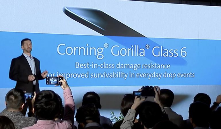 Официально представлено защитное стекло Corning Gorilla Glass 6