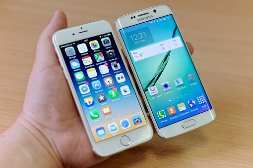 iPhone 6s Samsung s6 edge