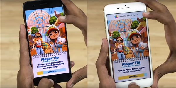 пример загрузки программ на рзных смартфонах